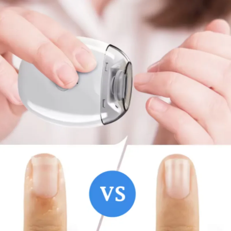 Electric Nail Clipper Cutter with LED Light Anti-Pinch Automatic Nail Grinder Trimmer for Baby Mini Manicure Tool Nail Care