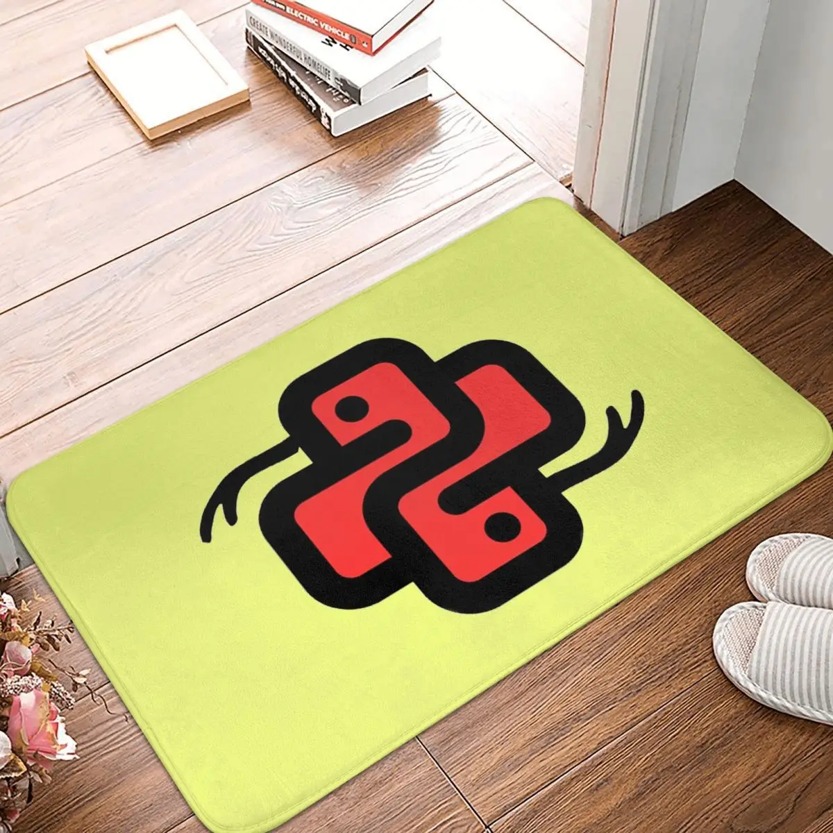 Python Snake Design Anti-slip Doormat Floor Mat Dust-proo Carpet Rug for Kitchen Entrance Home Balcony Footpad Mats