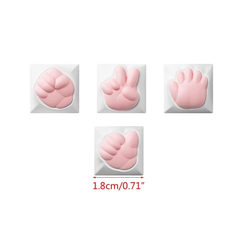 Keycap 3D Paw bền bỉ cho bàn phím cơ Keycap chịu nhiệt và dầu