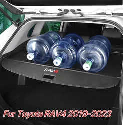 For Toyota RAV4 2019~2024 2020 MK5 XA50 2022 Accessories RAV 4 Car Luxury Trunk Luggage Curtain Trunk Cargo Covers Accessories