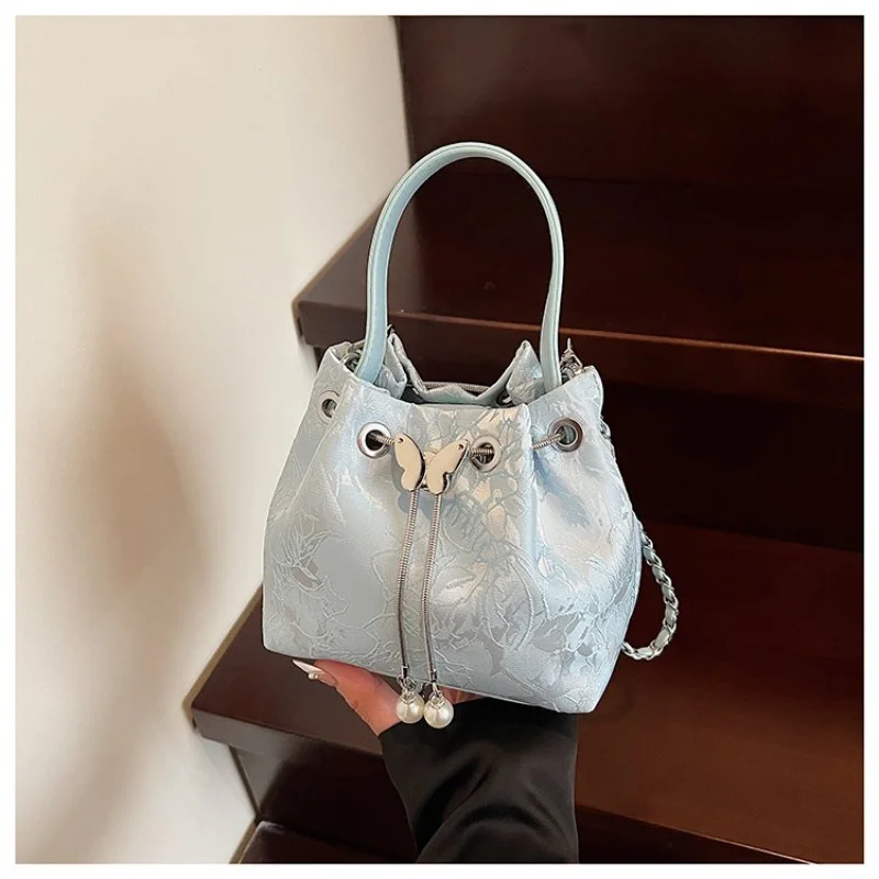 

Водонепроницаемая оксфордская сумка через плечо, женская расширяемая сумка с принтом «елочка», регулируемый ремень, прочная глобальная любимая сумка ​