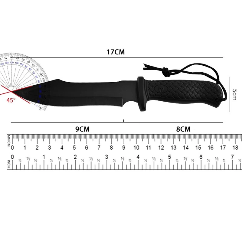 Outdoor Camping Straight Knife Portable High Hardness Knife Outdoor Straight Knife Portable