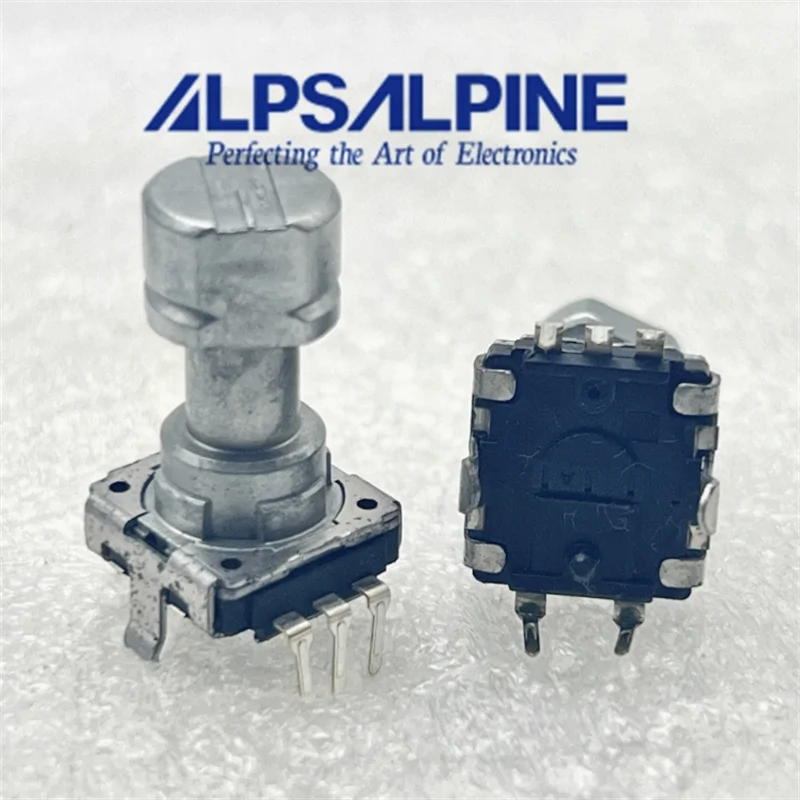2 PCS ALPS EC11G encoder smooth 15 pulse with switch shaft length 16MM with cap