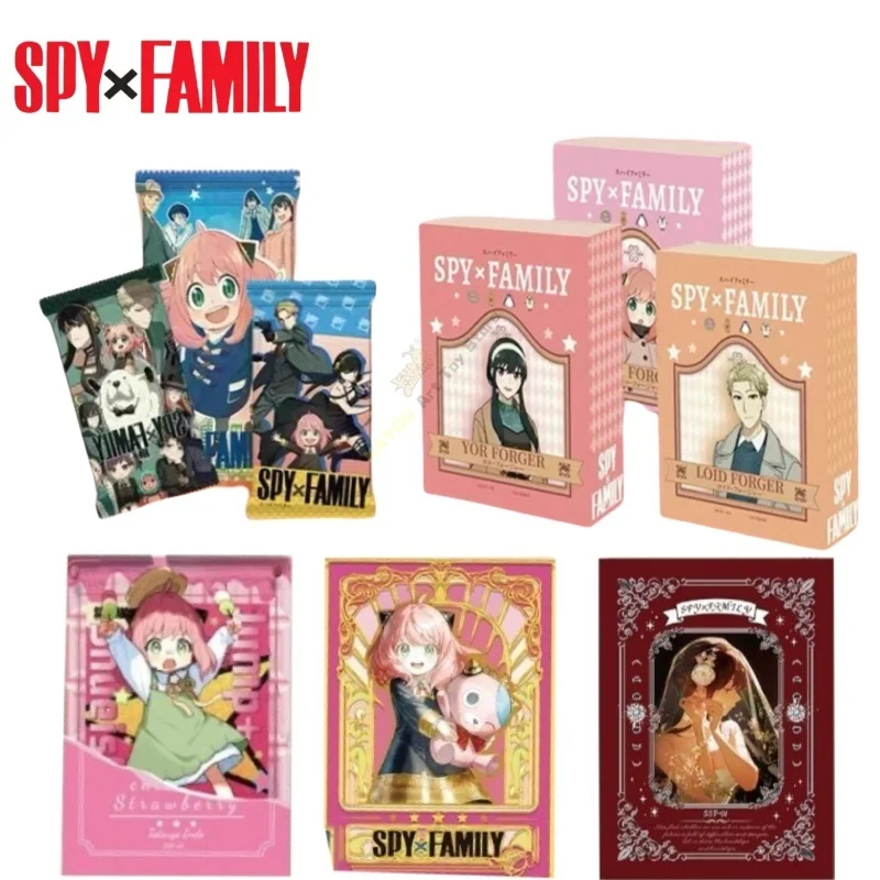 

Original Anime SPY FAMILY Card Yor Forger Anya Forger Christmas Gift Rare Character Children's Toys Collection Card Game Card