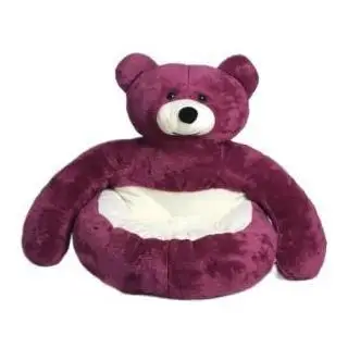 Imagem -05 - Almofada Antiderrapante de Pelúcia em Forma de Urso Cama de Inverno Fofa Abraço de Urso Quente Tapete de Dormir Sofá Conforto Cães e Gatos