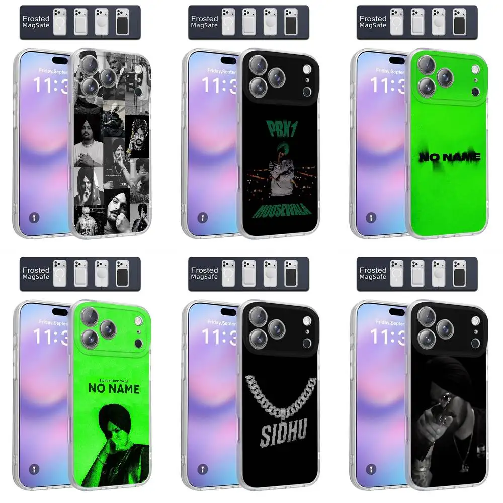 

S-Sidhu Moose Wala No Name FBX 1 Phone Case For iPhone 17,16,15,14,13,12,11,Pro,Max,Plus,E,Air,Mini Magnetic Magsafe Frosted
