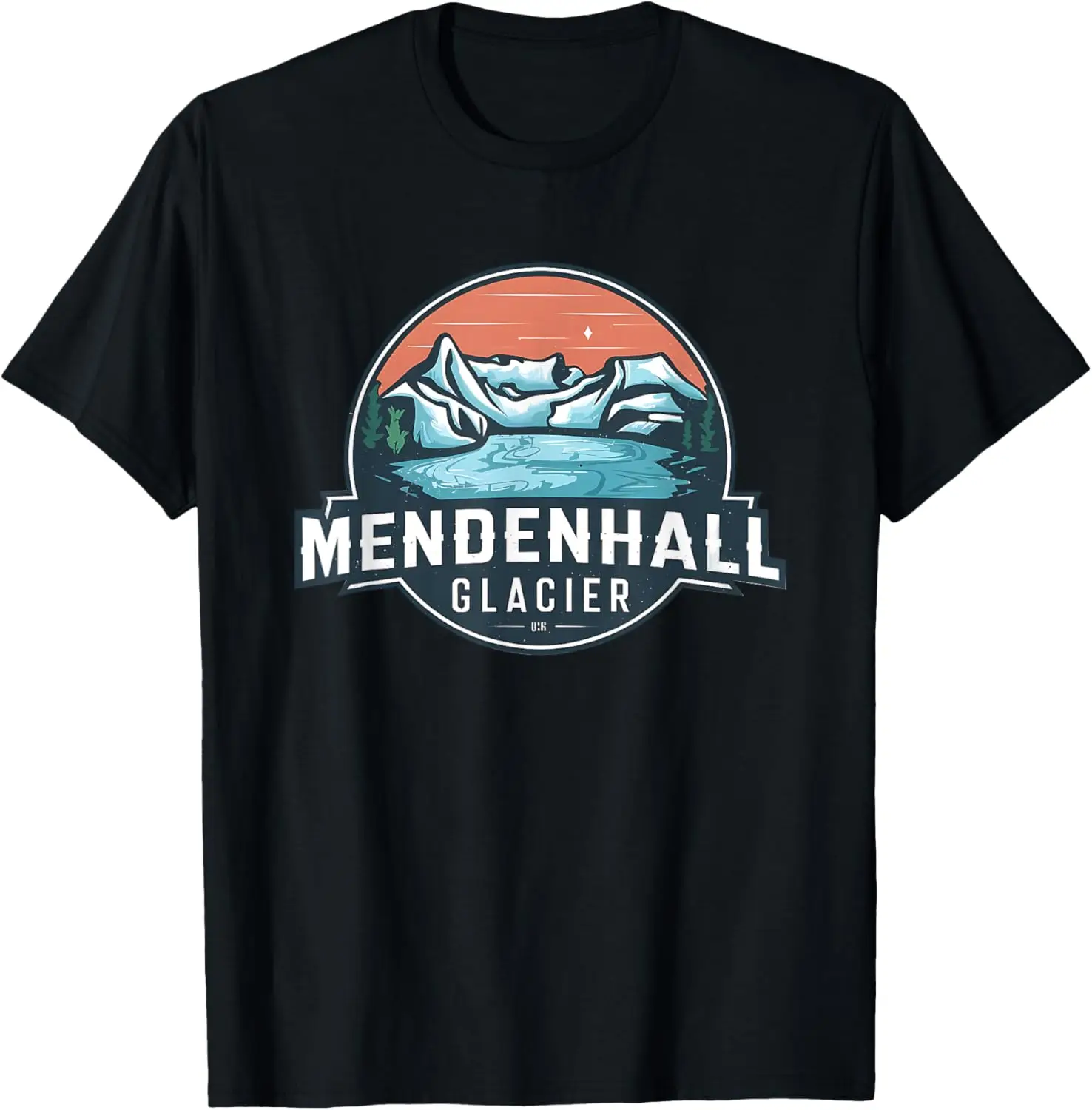 

Винтажная футболка Mendenhall Glacier Alaska