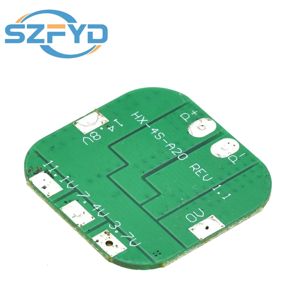 4S 14.8V / 16.8V 20A Peak li-ion BMS PCM Battery Protection Board Bms Pcm For lithium LicoO2 Limn2O4 18650 li Battery