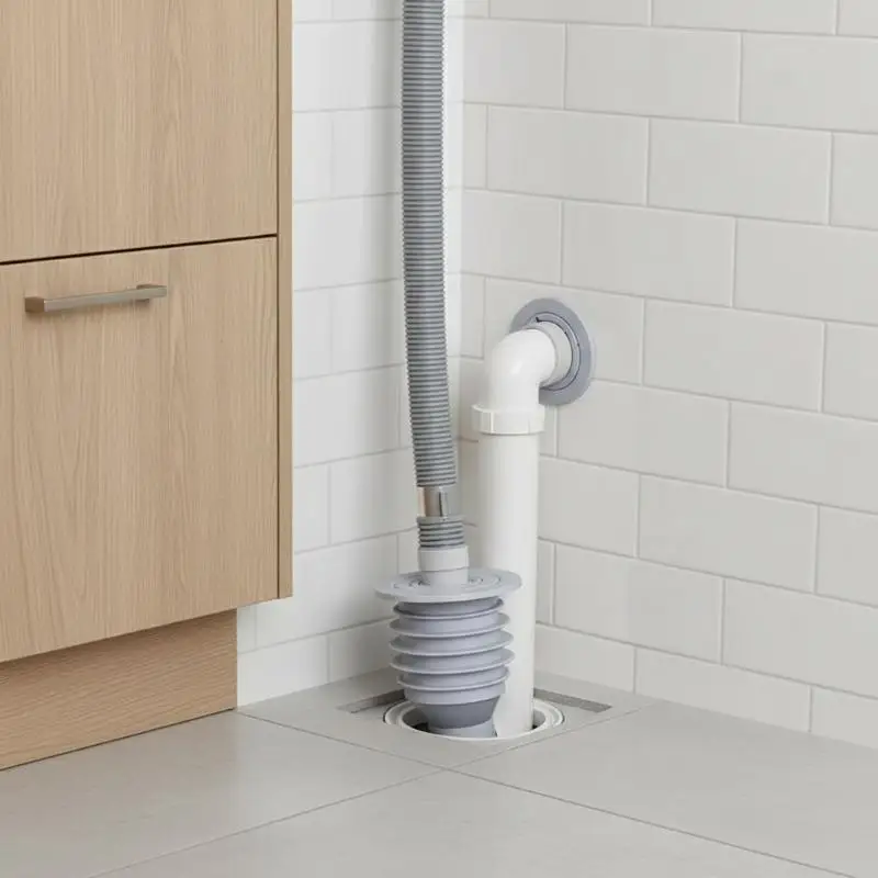 Silicone Bathroom Sewer Seal Ring Kitchen Sink Sewer Pipe Plug Washing Machine Anti-odor Leakage Floor Drain Seal Connector Plug