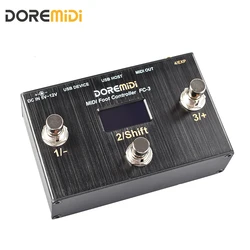DOREMiDi MIDI Foot Controller (FC-3) MIDI Controller Designed That Can Be Used for Foot Control