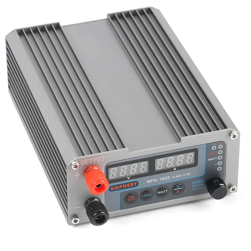 Gophert Precision Compact NPS-1601 32V 30V 5A CPS-3205 3205E 6003 Mini Adjustable Digital DC Power Supply OVP/OCP/OTP WATT