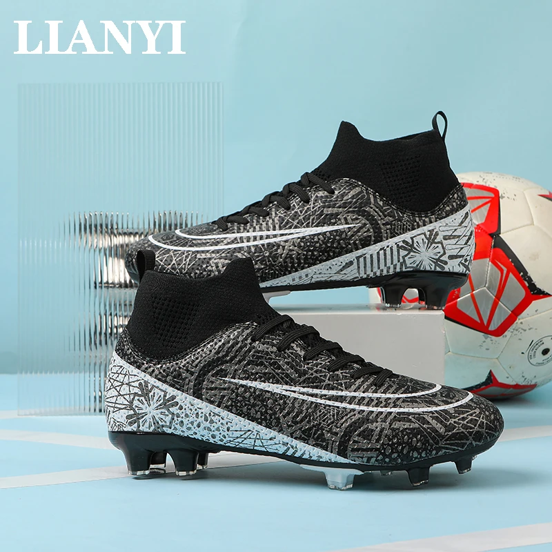 

LIANYI Autumn New Couple Football Shoes Professional Grass Strong Grip Competition Breathable Non-slip Wear-resistant Training