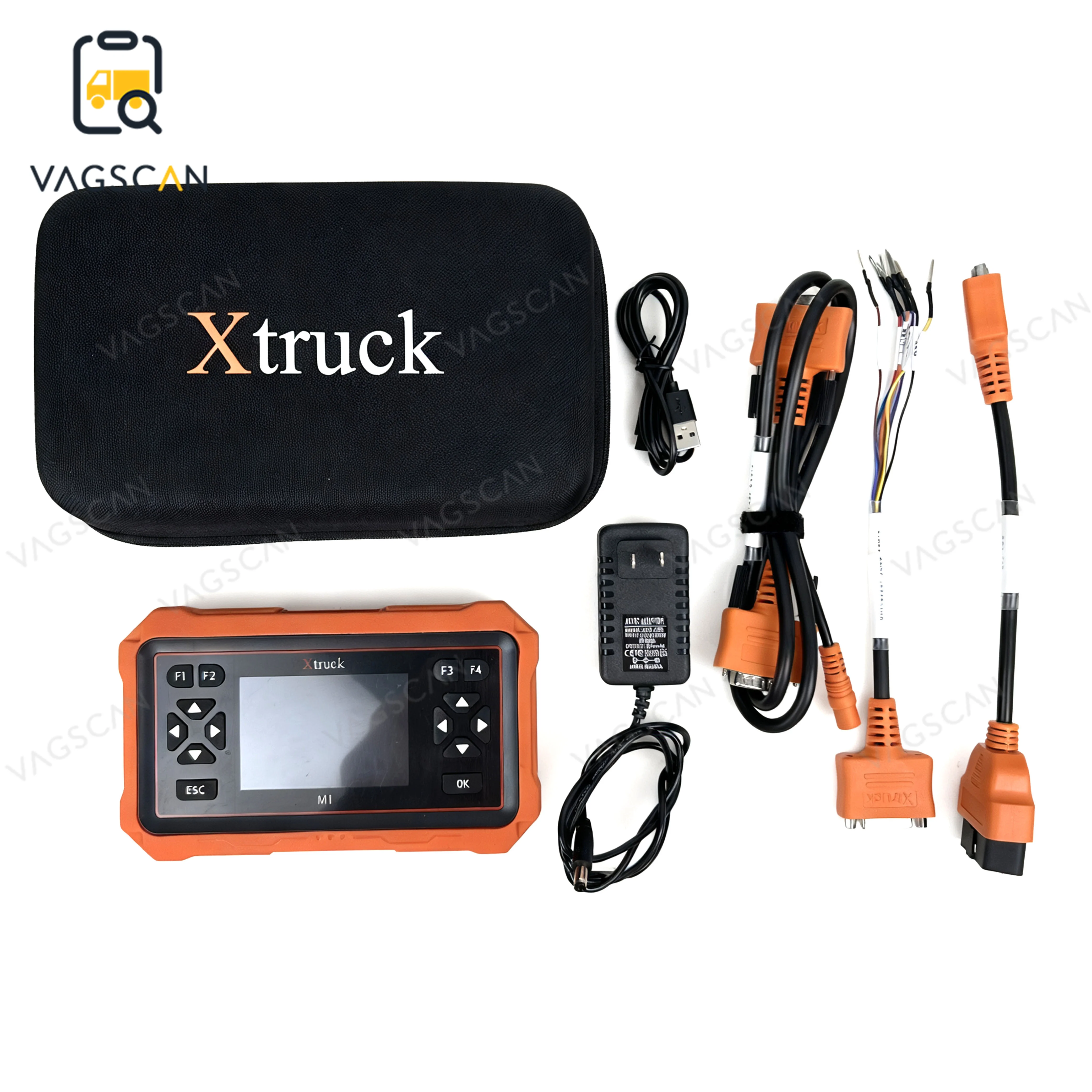 Xtruck M1 for Motorcycle Diagnostic Tool Motor Scan Universal Motorbike Scanner with CFMOTO Test/PIAGGIO/VESPA KEY PROGRAMMING