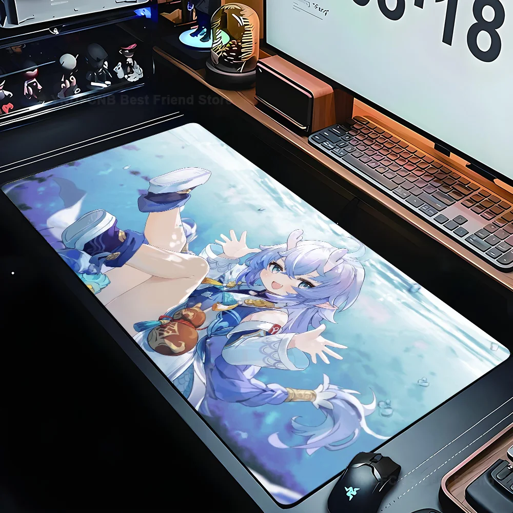 

Bailu Honkai Star Rail Mousepad Mouse Mat Desk Mat With Pad gaming accessories Prime Gaming XXL Keyboard Pad