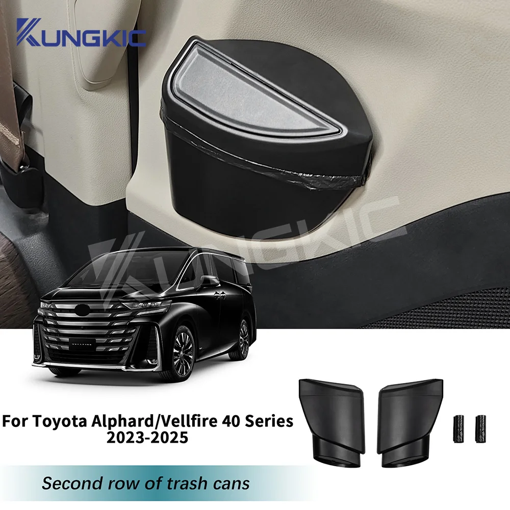 

Door Storage Trash Can for Toyota Alphard Vellfire 40 Series 2023 2024 2025 Car Door Storage Box Multi Functional Storage Box
