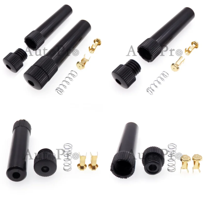1 Set Screw Type Quick Blow Fuses Casing Wire Box For AC Assembly Car Glass Tube Fuse Holder with Spring and Terminal