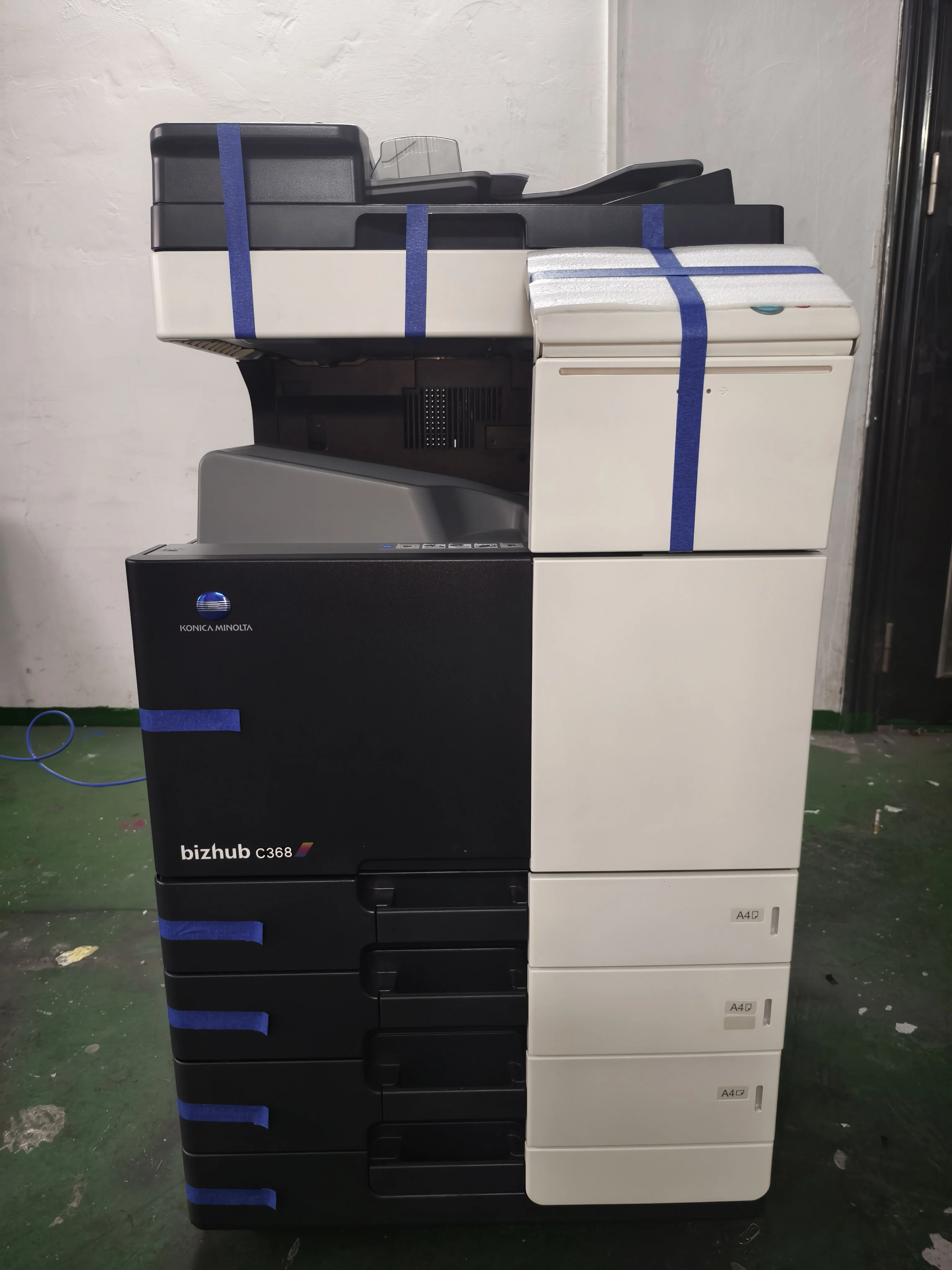 Refurbished machine for Minolta Bizhub C368 color multifunction printer high speed scanning double-sided printing