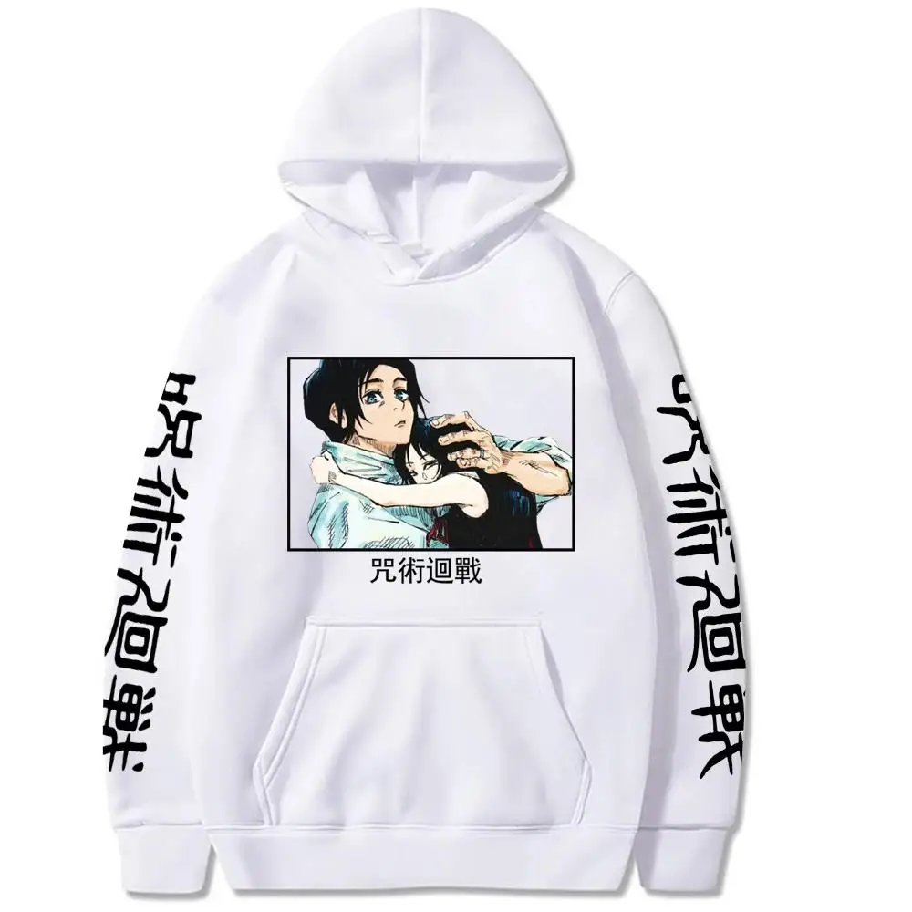 Anime Jujutsu Kaisen Yuta Okkotsu Manga Hoodies Casual Men Women Unisex Cartoon Black Tops Clothes sweatshirt