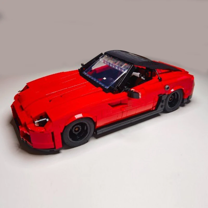 Modelo de carro de corrida de velocidade moc tijolos de construção 599 gto nível superior carro esportivo tecnologia modular crianças presentes do feriado montar brinquedos