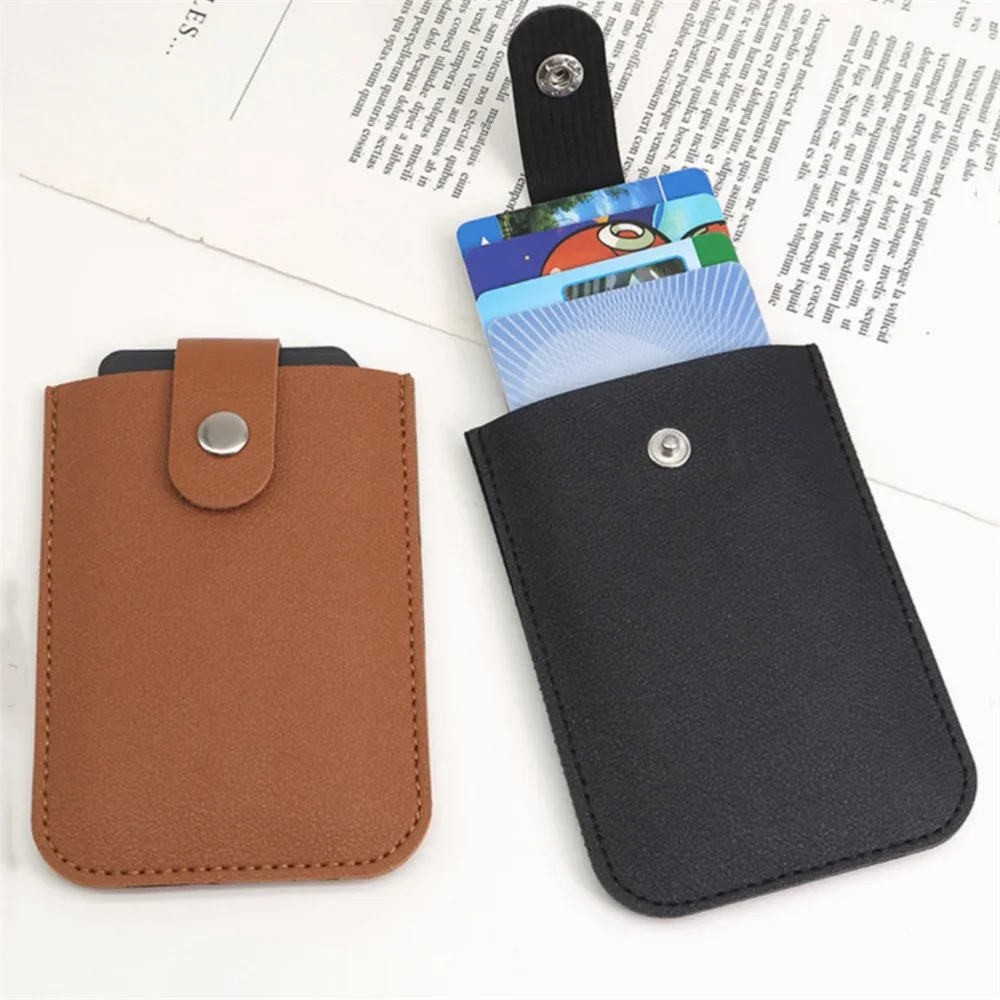 مغلفة أخفى محفظة بطاقات صغيرة سحب التدريجي نوع متعدد جيوب البطاقات حافظة بطاقات الأعمال تتفاعل حجب بولي Leather الجلود حامل بطاقات التعريف الشخصية