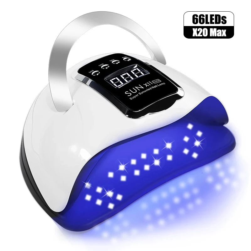 66LEDs Nail Dryer UV LED Nail Lamp For Drying All Nail Gel Polish With Smart Sensor Professional Manicure Salon Tool Equipment