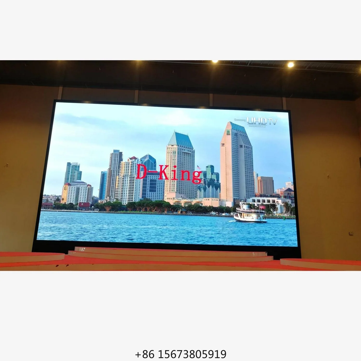 P1.25 Indoor Fixed COB LED Display Screen High-Definition Mini LED Video Wall Panel Size 600x337.5mm Easy Quick Installation