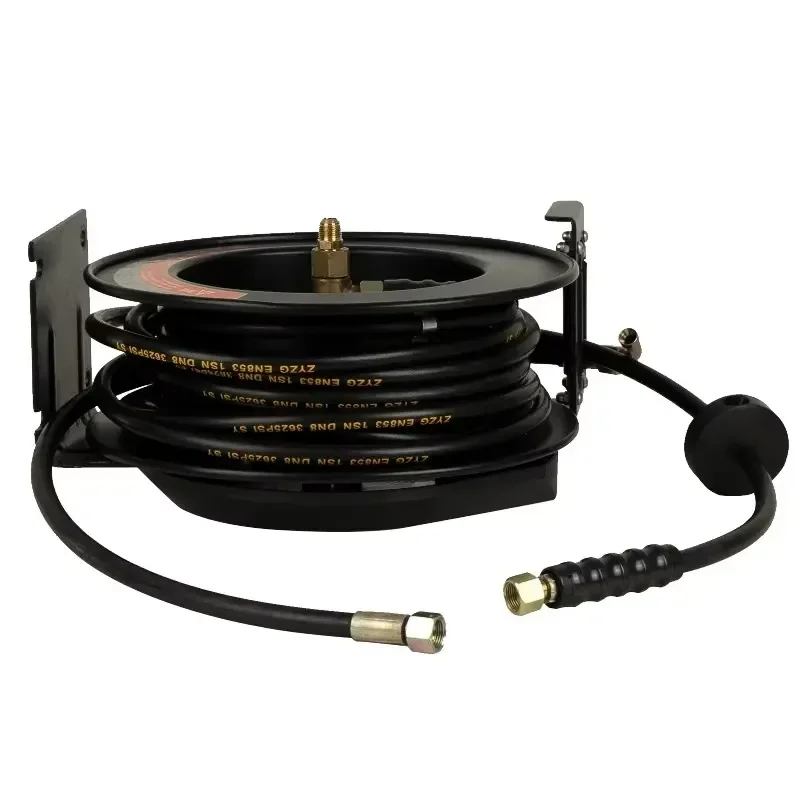 Wall-mounted Automatic Wire Reel, High Pressure Cleaner, Retractable Spray Hose Reel, Air Hose Reel for Automobile Workshop