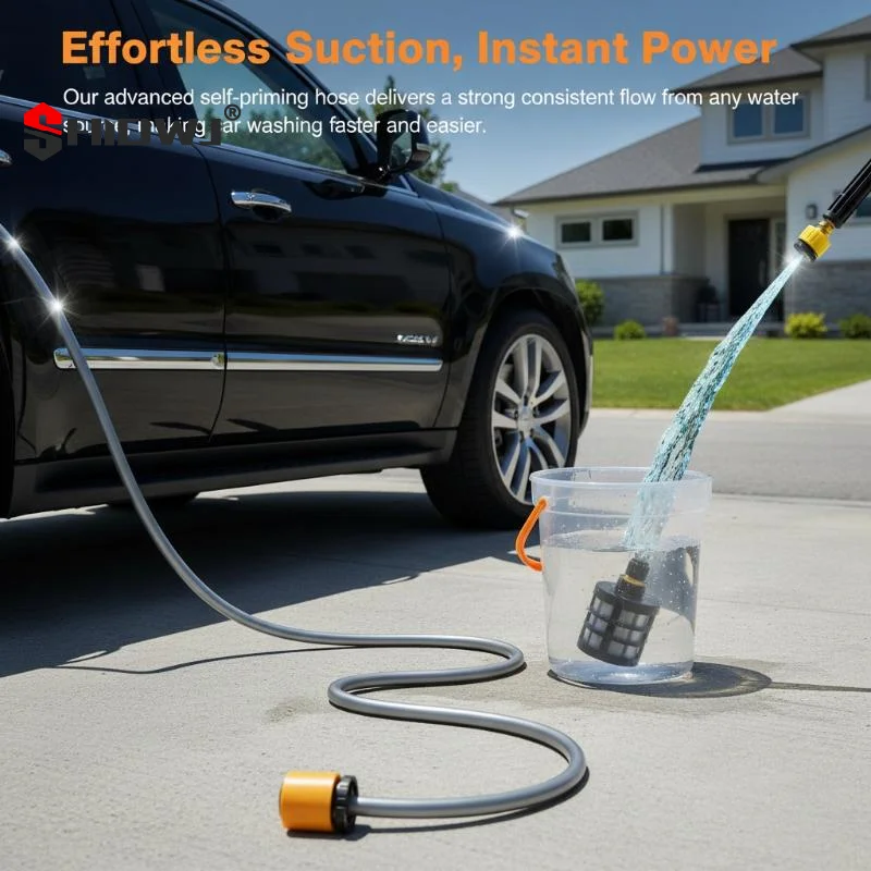 Water Inlet Pipe Set For Lithium Battery Wash  Pipe For Wireless High Pressure Washer Car Accessory