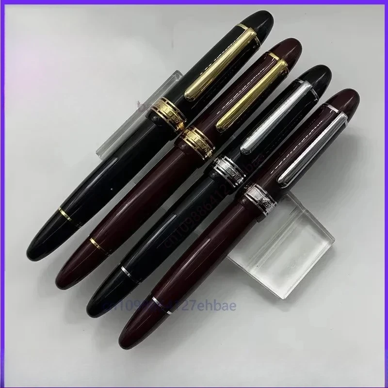 

For Junlai Acero Nib King 930 Resin Piston Fountain Pen Iraurita No.9 F/M/B Nib Gold Silver Clip Business Gift