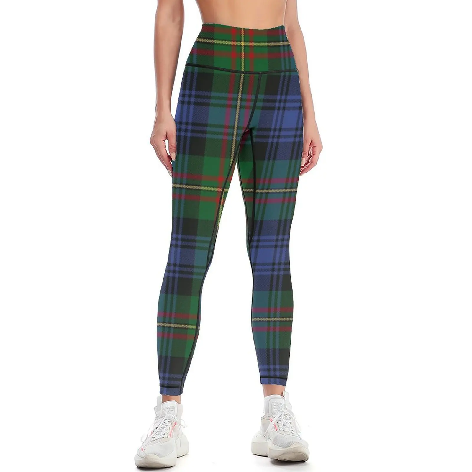 

Woodbadge Plaid Leggings fitness set gym Leginsy push up Womens Leggings