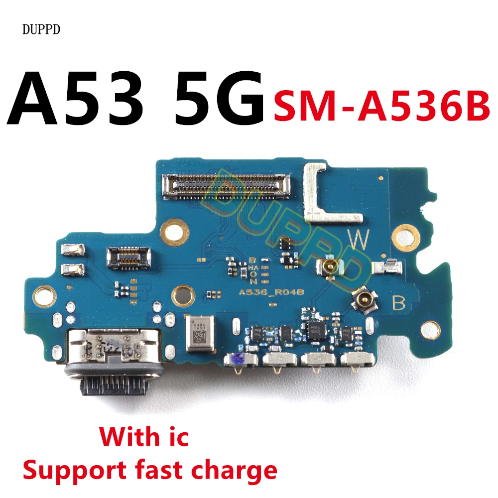 USB Charging Port Dock Board Connector Main Motherboard Flex Cable For Samsung Galaxy A53 5G A536B A536