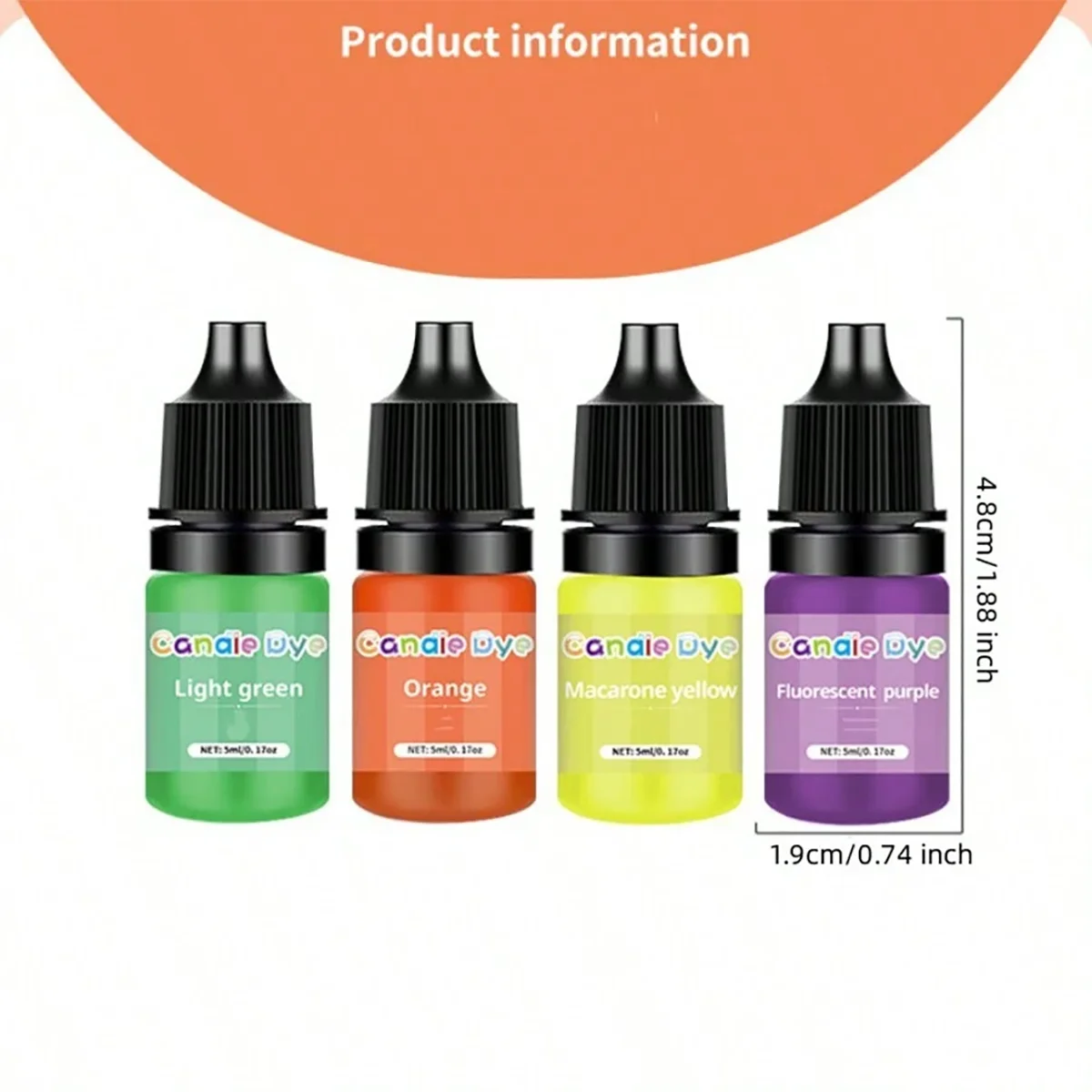 1/10/30 Color 5ml High Concentration Essential Oil Candle Dye Set, DIY Handmade Candle Coloring Pigment