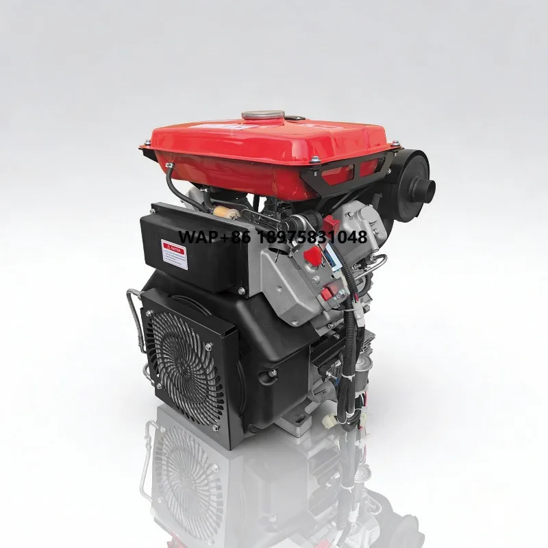 

Rugged V-twin four-stroke engine, air-cooled, 25 horsepower, horizontal axis, CE certified for cold mills/milling machine