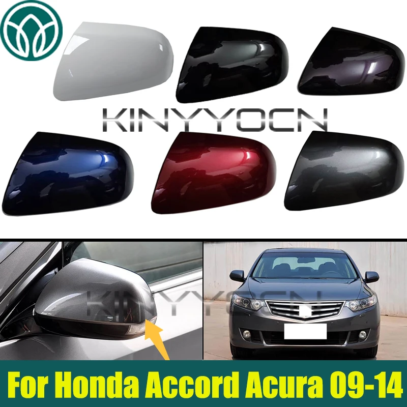 Car Side Mirror Cap For Honda Accord/Acura/Spirior 2009-2014 Rear View Mirror Lid Shell Rearview Mirror Cover Lid