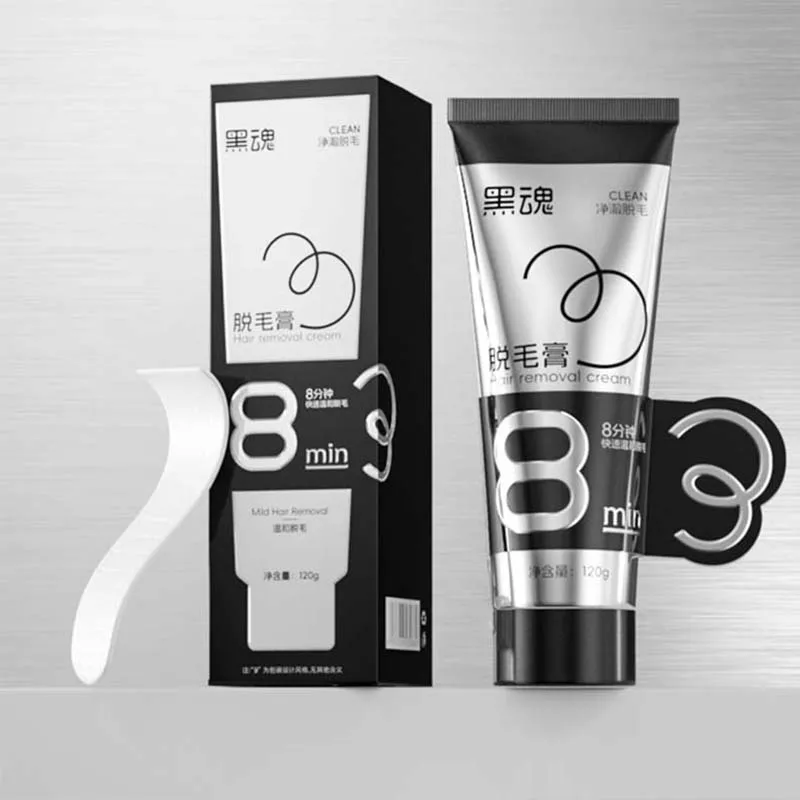 Painless Depilatory Cream for Men Gentle Hair Removal for Chest Armpit Legs Mustache - Smooth Skin Shaving Alternative