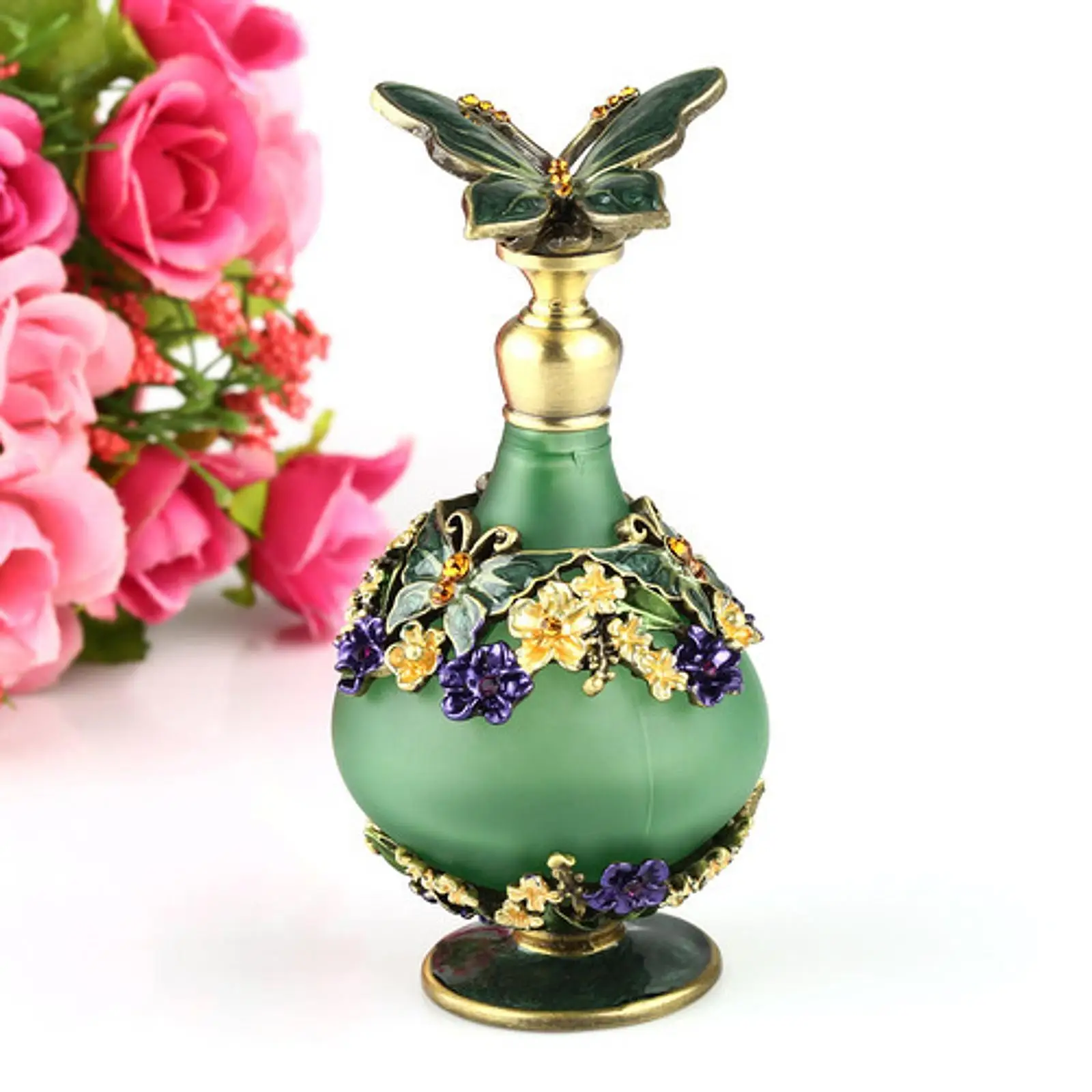 

Glass Perfume Bottle Perfume Dispenser Glass Spray Bottle Empty Bottle for Women Daily Use Souvenir