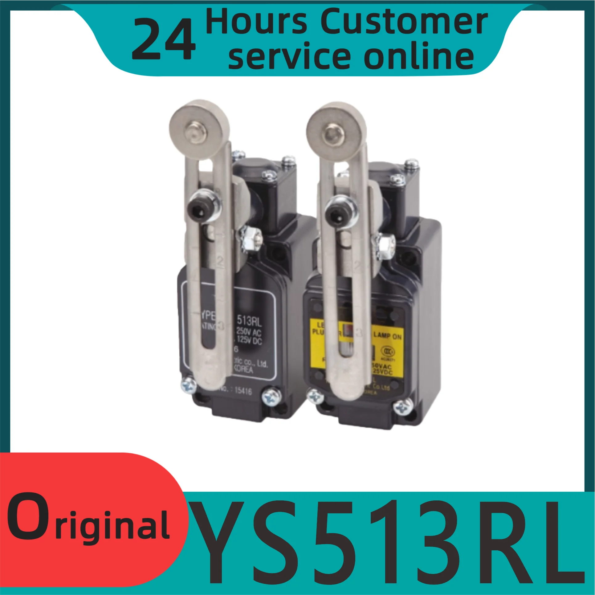 

Travel Limit Switch Ys511rl Ys513rl Ys515l Ys516p Ys516bp Ys517rp Ys518s