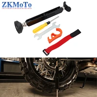 Soporte de elevación portátil para motocicleta, soporte lateral de emergencia para rueda trasera, para Honda, Yamaha, Kawasaki, KTM, Suzuki, Etc.