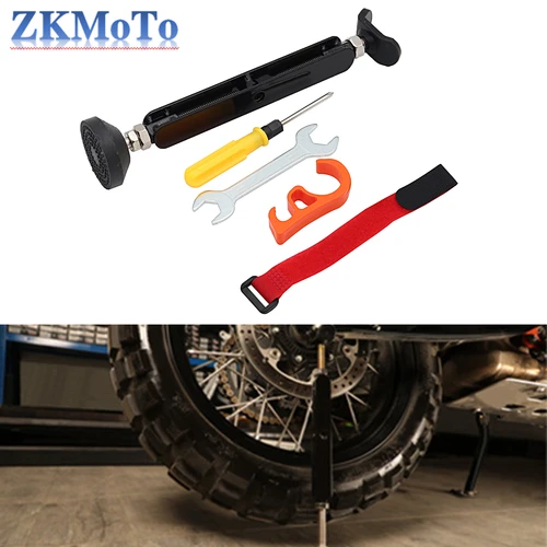 Soporte de elevación portátil para motocicleta, soporte lateral de emergencia para rueda trasera, para Honda, Yamaha, Kawasaki, KTM, Suzuki, Etc.