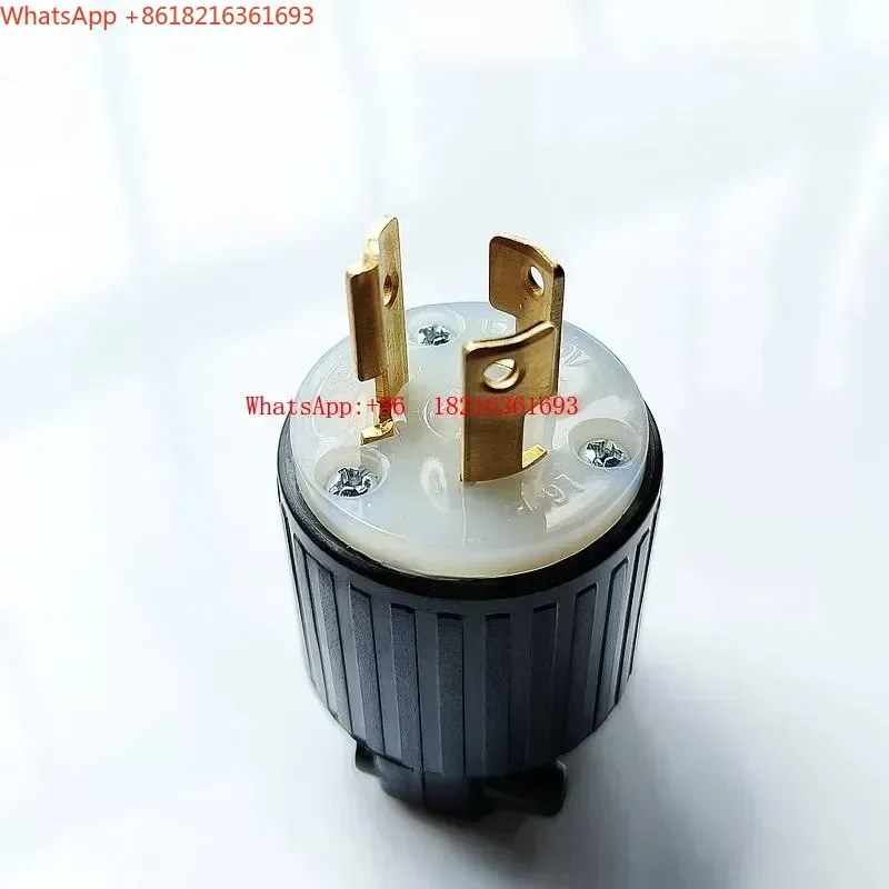 New Arriva NEMA L6-15P Taiwan Longguang LKEW Lead-up US Standard Plug LK-6312 15 Amps 250V UL Certification