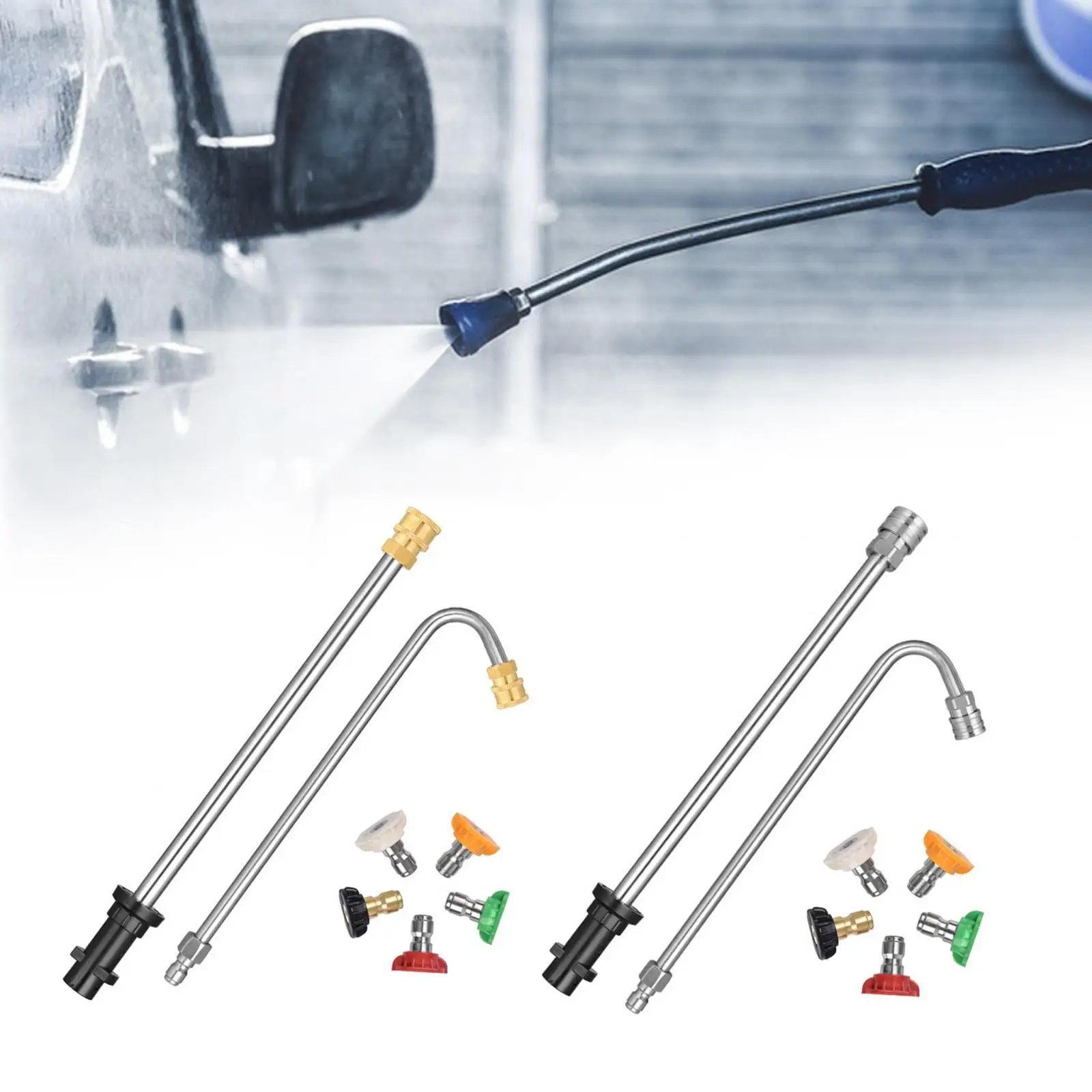 Pressure Washer Extension Rod Upgrade Washer Extension Rod Professional for Pool Yard Garden Driveway Household Spare Parts