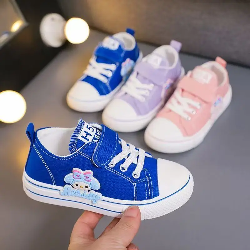 

р ‌ Eal pictures, новинка 202, осень, моя мелодия, синие, розовые туфли для девочек, детская повседневная обувь, детская парусиновая обувь на плоской подошве