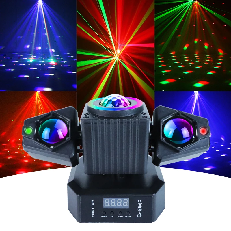 Mobile Head LED Light String Festival Laser Light Bar DJ Remote Control Party Floor Lighting