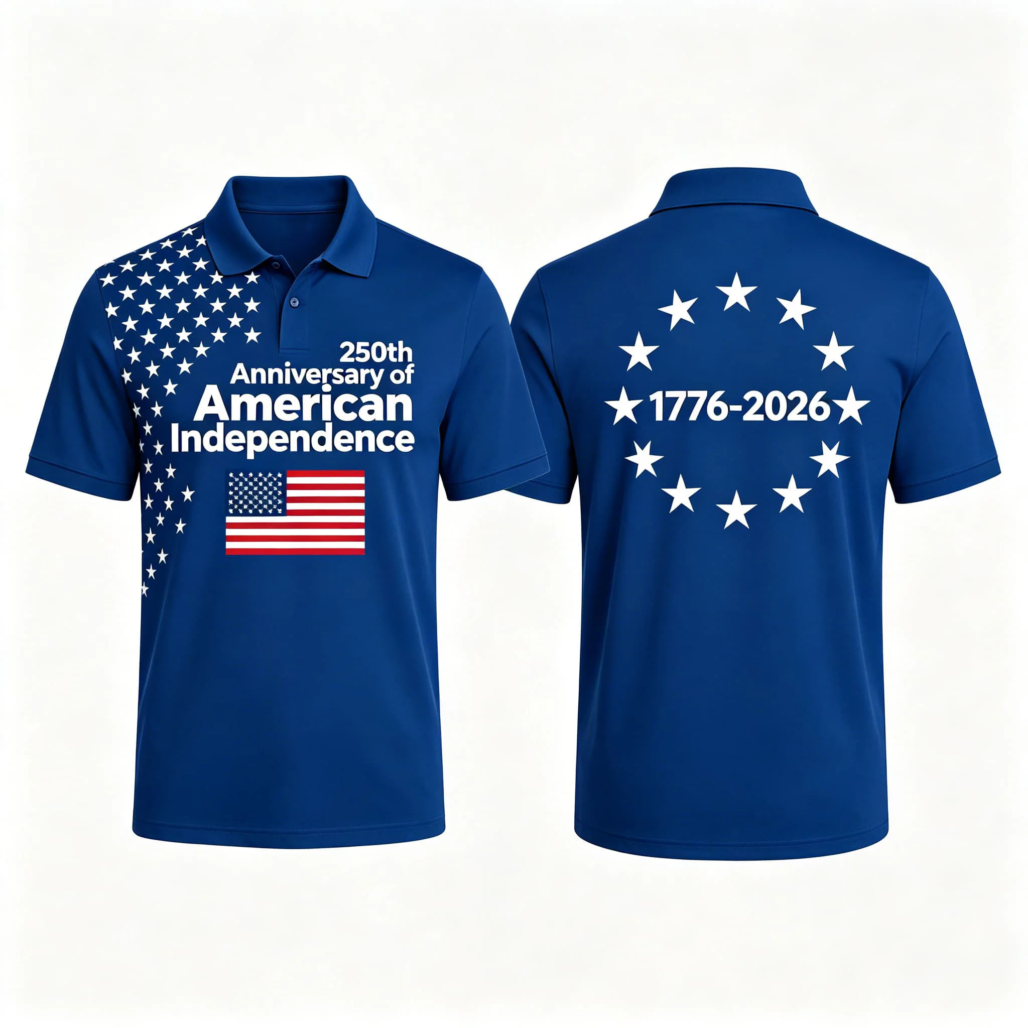 Men Polo Women Polo Boys Girls Unisex Top Adults Children Parent Child kid Polo 250th Anniversary USA Independence Flag Shirts