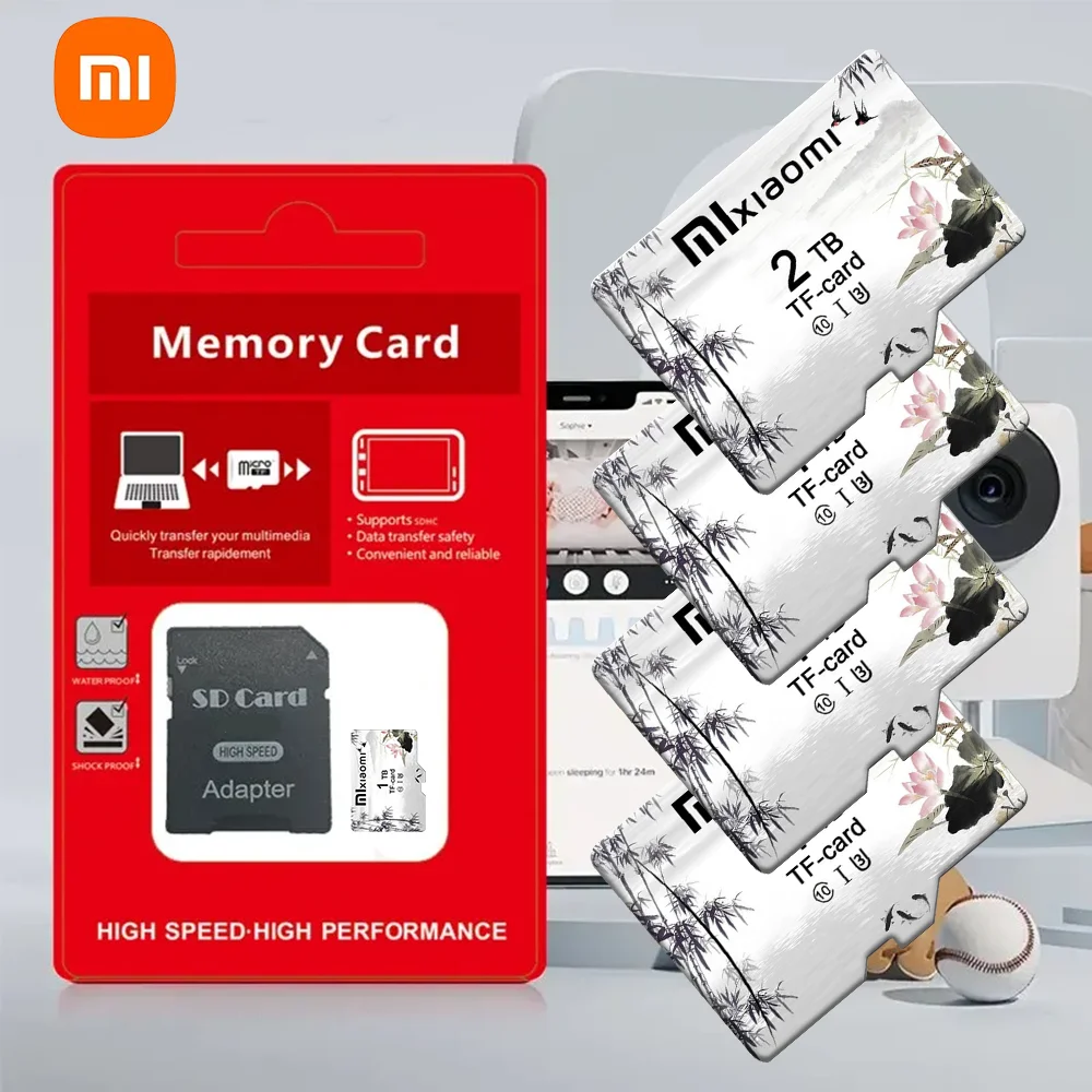 Xiaomi 2TB Micro TF SD Card 1TB Class 10 V30 128GB Карта памяти 128GB TF Flash Card 256GB 512GB Mini SD Card для Nintendo Switch