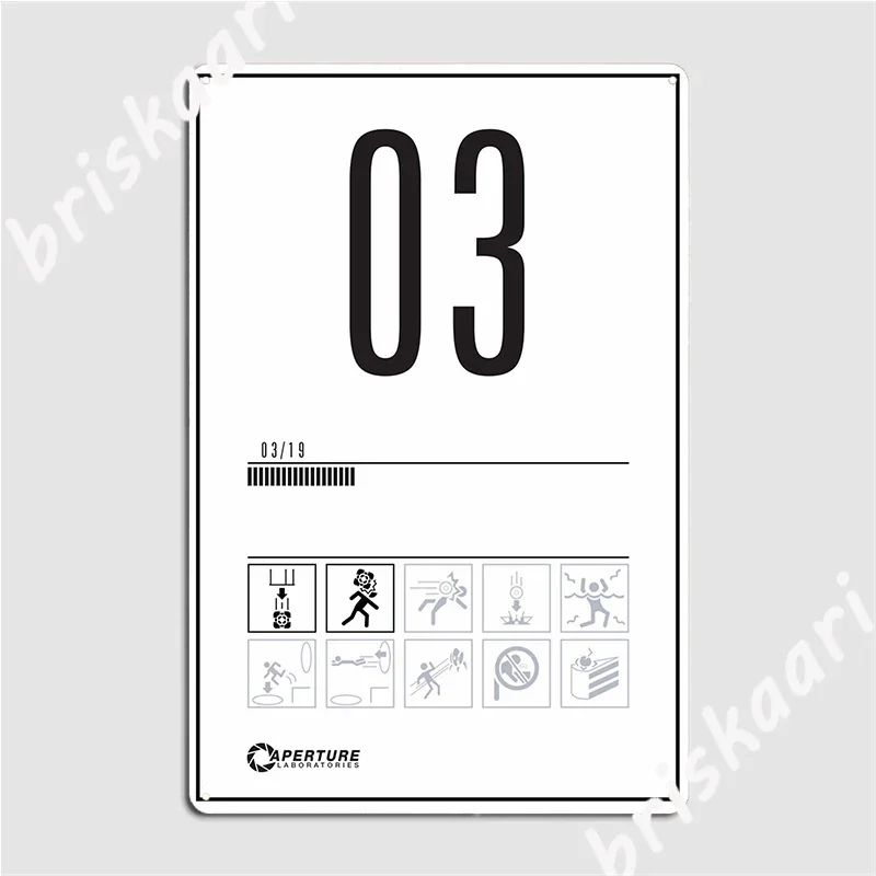 علامة غرفة البوابة علامة معدنية جدار اللوحة ريترو كهف نادي مخصص تين تسجيل ملصق #1
