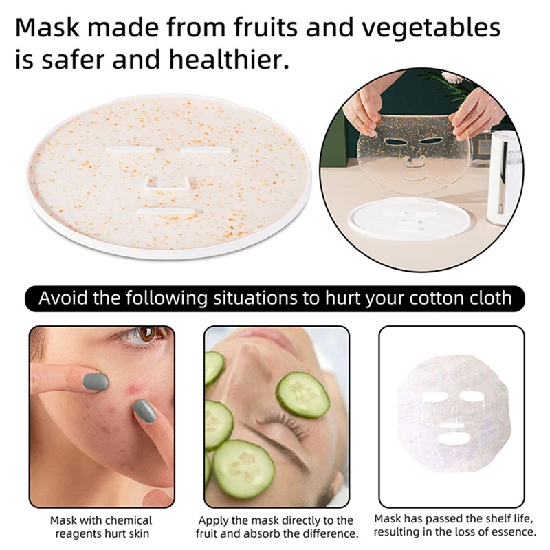 ABHU Fruit And Vegetable Mask Machine Intelligent Homemade Natural Vegetable Collagen Fruit Mask Facial SPA Beauty Instrument