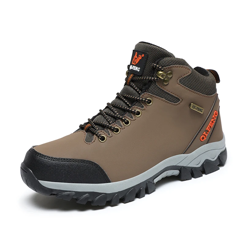 

New Large-Sized Men'S Work Shoes, Fashionable Thick-Soled Outdoor Hiking Men'S Boots, And Casual Sports Men'S Shoes