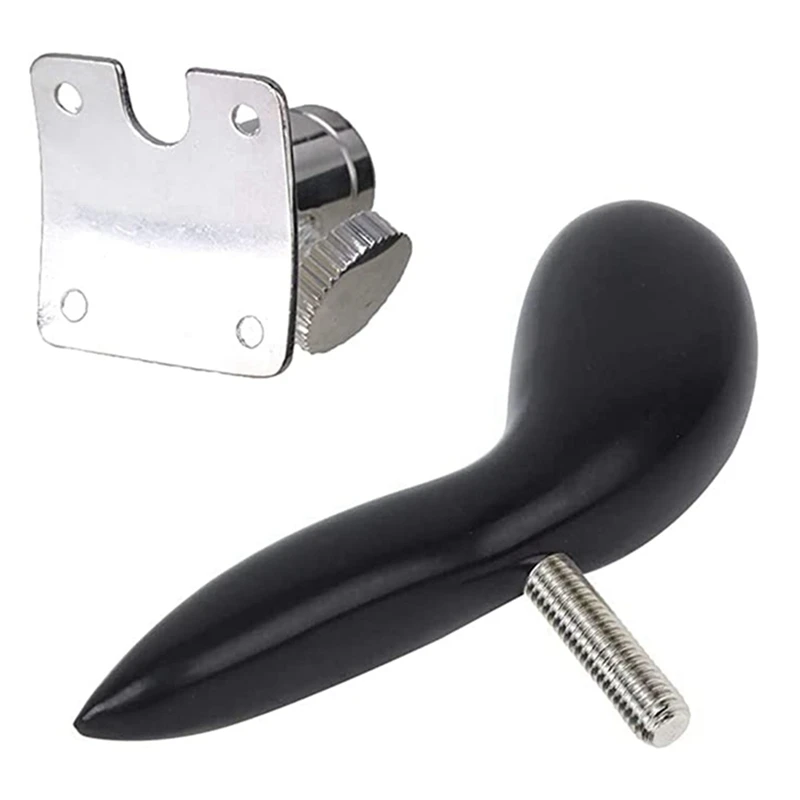 Bassoon Hand Saddle Rest Holder Thumb Rest with Fixing 4 Screws and Base Instruments Accessories