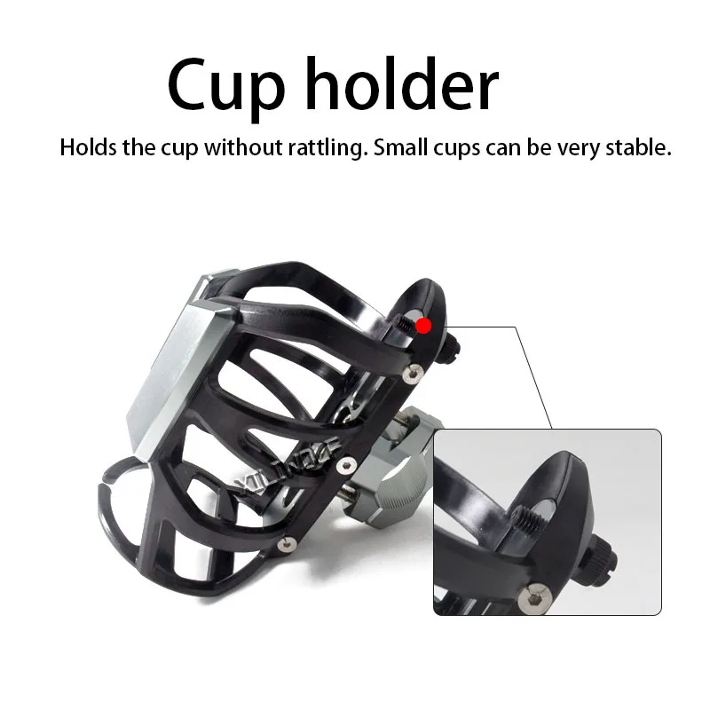 MOTORCYCLE WATER CUP HOLDER ACCESSORIES Bumper Water Bottle Holder 7 Colors Available for BMW R1200GS R1250GSA ADV F750GS F850GS